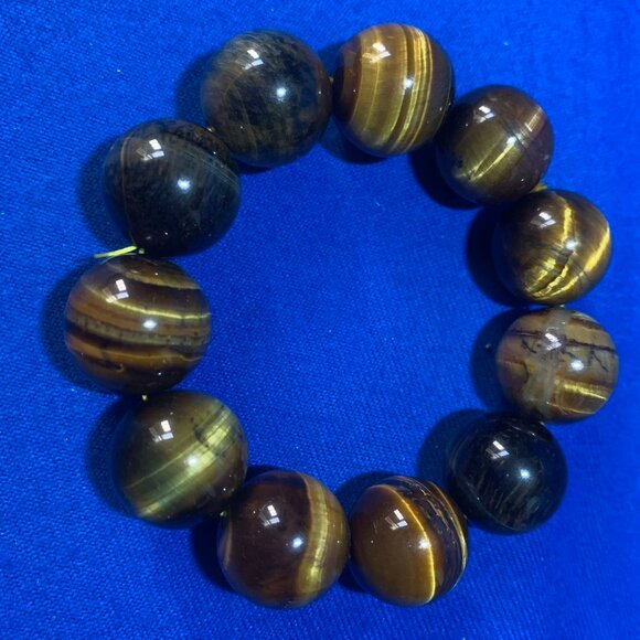 Unisex tiger eye stone bracelet - Picture 1 of 2
